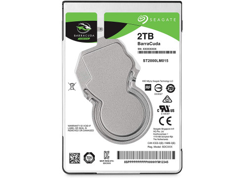 Seagate HDD 2.0TB 5400 128MB SATA3 2.5 BarraCuda