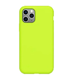 כיסוי אחורי -SILICON CASE IPHONE 14 PRO MAX צהוב