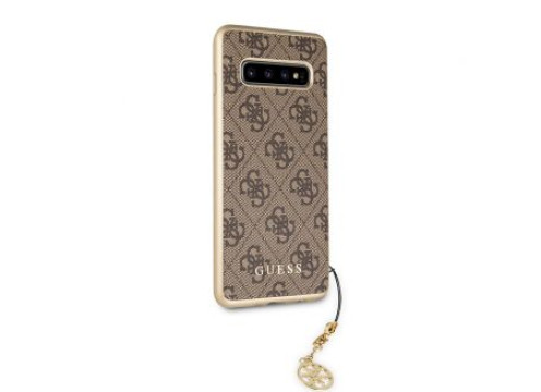 CG Mobile כיסוי קשיח בצבע חום לגלקסי S10 LITE לוגו GUESS רשמי