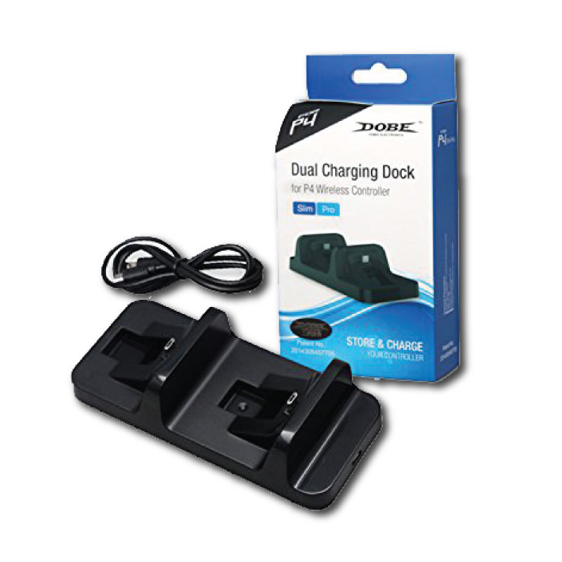 מטען זוגי לשלטי סוני DOBE  4 PS4 Charging dock
