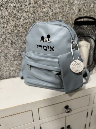 תיק גן דמוי עור דגם 2