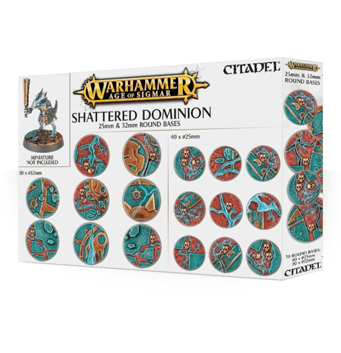 SHATTERED DOMINION 25 & 32MM ROUND BASES