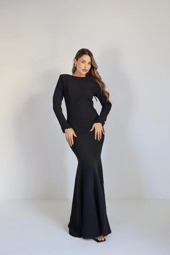 שמלת ערב מקסי גזרת בת הים