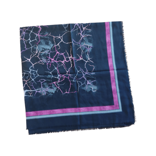 lightning purple scarf
