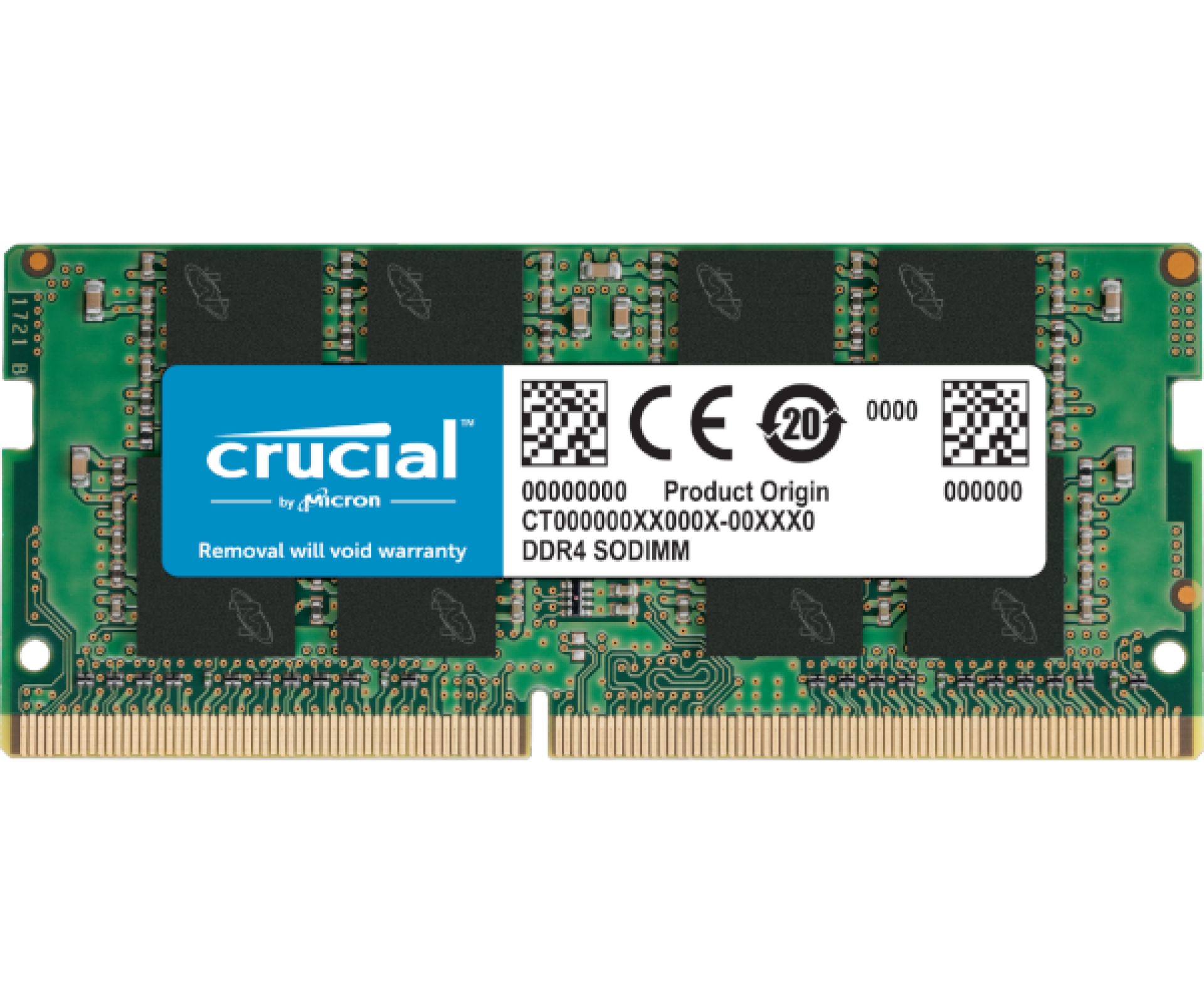 זכרון לנייד Crucial SODIM 8GB 3200Mhz DDR4 1.2V CL22