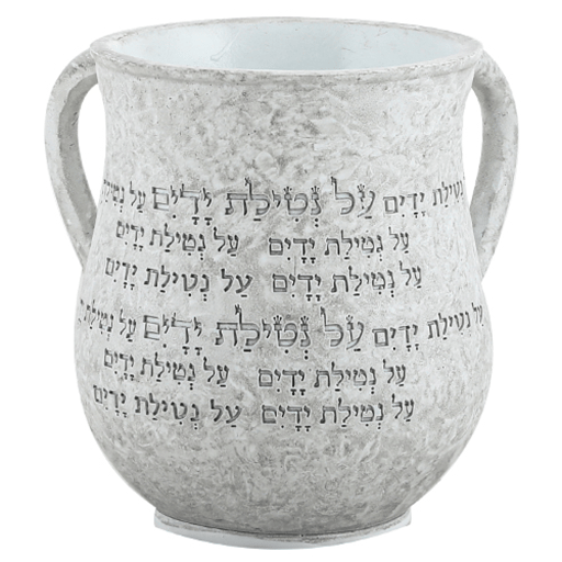 נטלה מהודרת שיש לבן מפולימר
