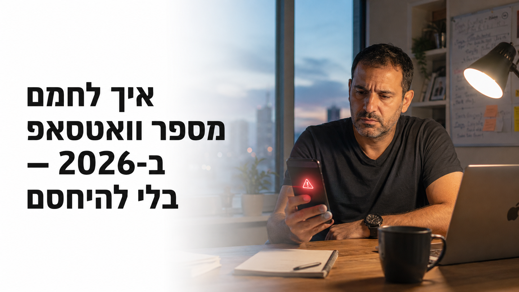 חימום מספר וואטסאפ ב-2026: מדריך מעשי שלא יביא לך חסימה (וגם לא תביעה)
