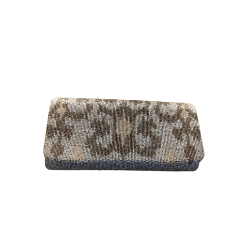 grey gold ikat