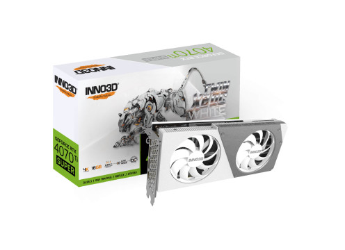 Inno3D RTX 4070 Ti SUPER TWIN X2 OC 16GB WHITE