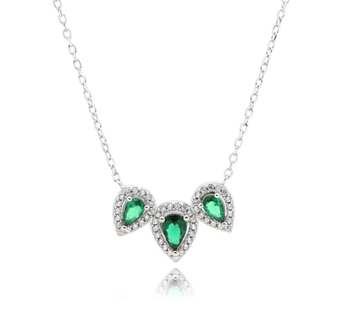 שרשרת טיפות ירוק