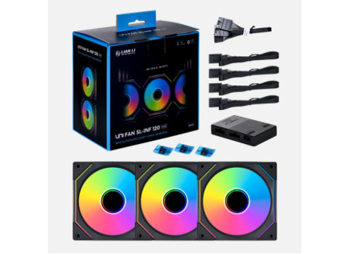 Lian-Li Cooler 120mm SL-INF (UF-SLIN120-3B) UNI Black 3-Fan