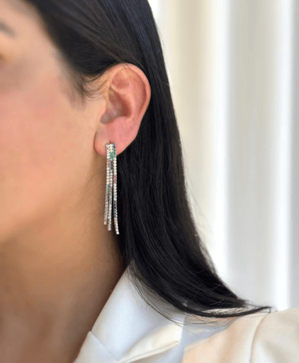 עגיל טניס צבעוני