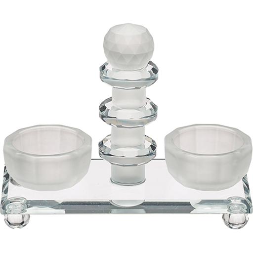 מלחיית קריסטל מהודרת בגוון חלבי