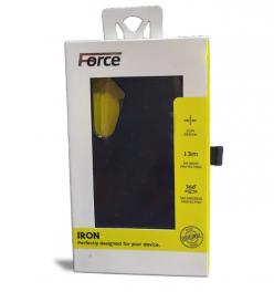 כיסוי אחורי FORCE IRON IPHONE 15 PRO שחור