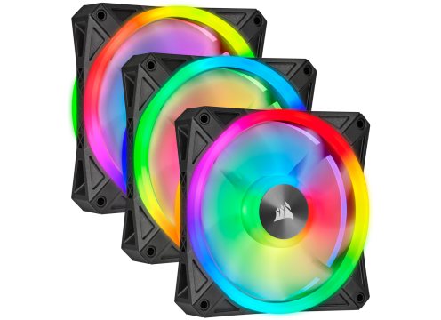 Corsair iCUE QL120 RGB 120mm PWM Single Fan 3 Pack