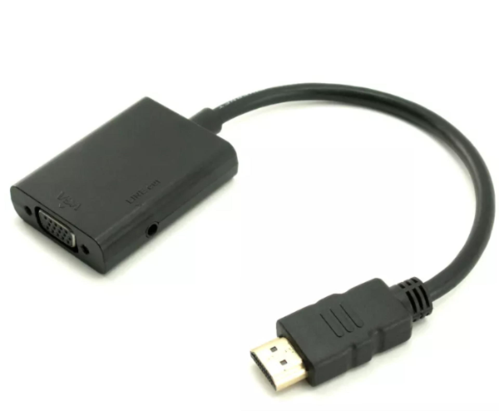 מתאם HDMI To VGA With Audio Output Adapter