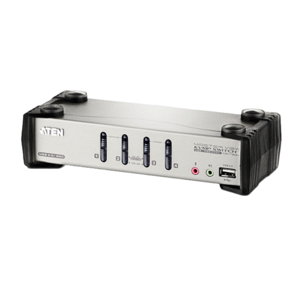 ATEN 4-Port PS/2-USB VGA/Audio KVMP Switch CS1734B