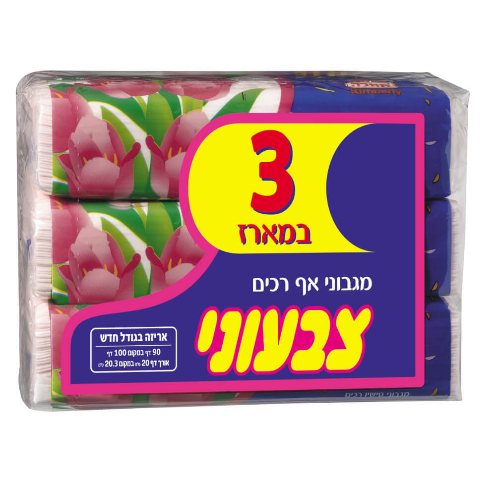 שלישיית ממחטות ציבעוני