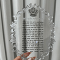 ברכון פרספקס שקוף "תפילה לכלה"