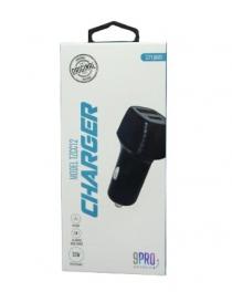 מטען רכב 30W USB+PD 3A 9 PRO שחור