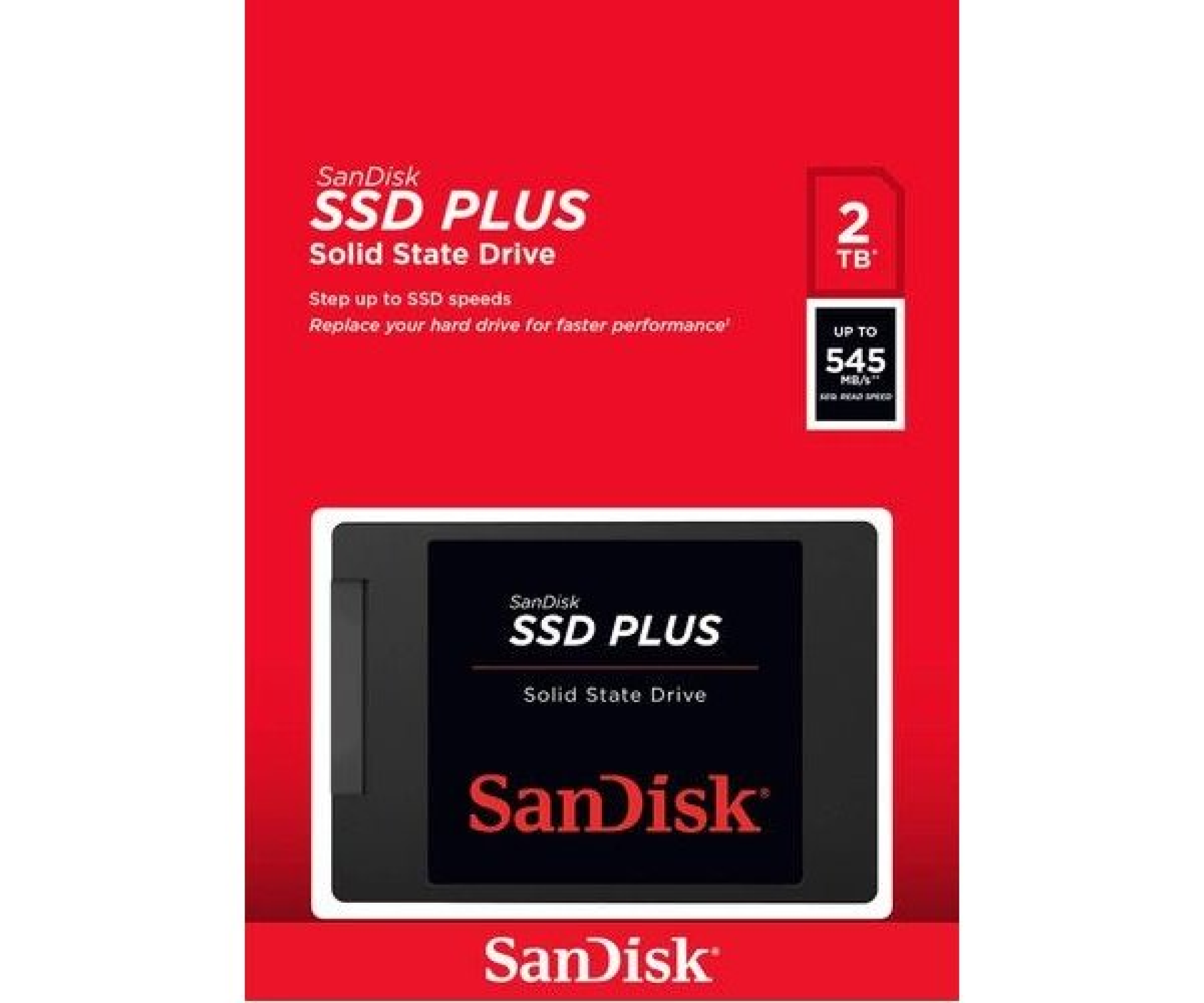 דיסק פנימי SanDisk SSD 2TB 2.5 Sata III Up to 545 Mb/s Read