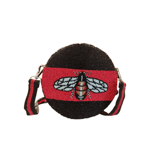red stripe bee