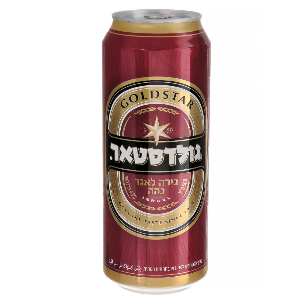 גולדסטאר 1/2 ליטר פחית