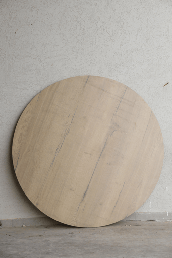 פלטת שולחן עגול 1.60 ו1.20 פורמייקה דו צדדית