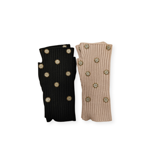 star fingerless gloves