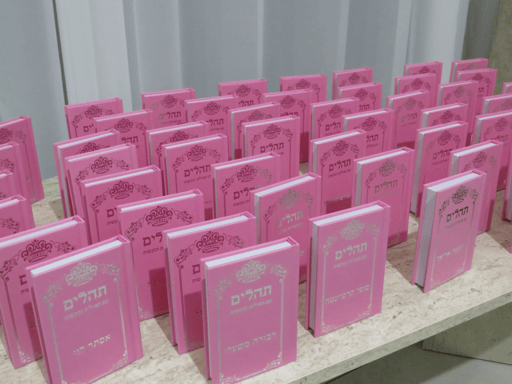 תהילים דגם "כתר" צבע ורוד