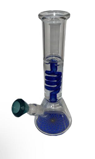 באנג זכוכית עם נוזל קירור