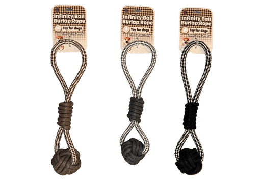 חבל עם כדור בד (42 ס"מ)