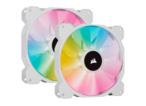 Corsair iCUE SP140 RGB ELITE Performance 140mm PWM White - 2 Pack