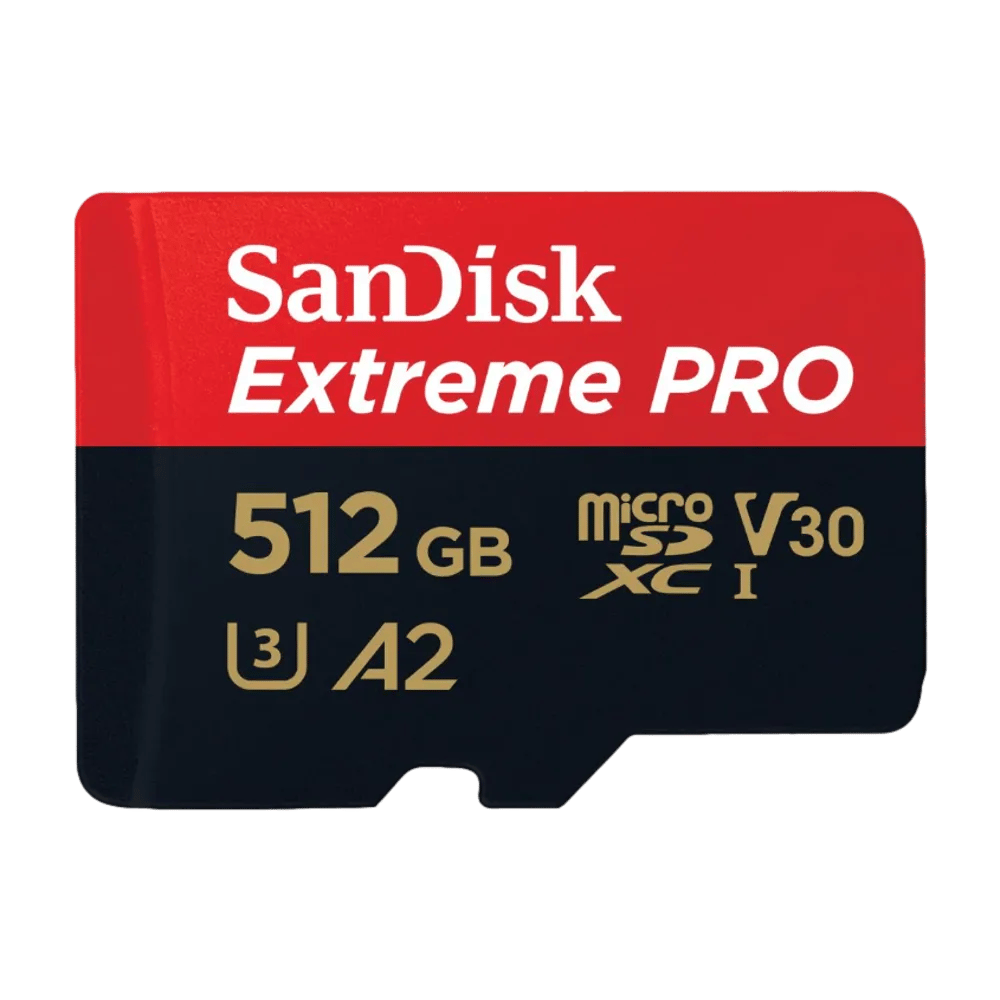כרטיס זיכרון בנפח 512GB MICRO S.D EX 4K 200S מבית SANDISK