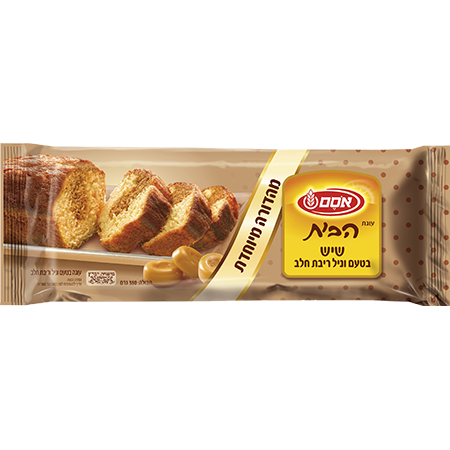 עוגת הבית שיש וניל ריבת חלב