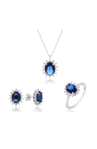 סט דיאנה כחול