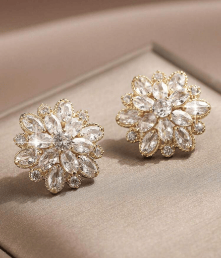 עגיל פרח זרקורים