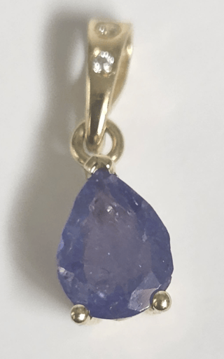 תליון יהלום Tanzanite