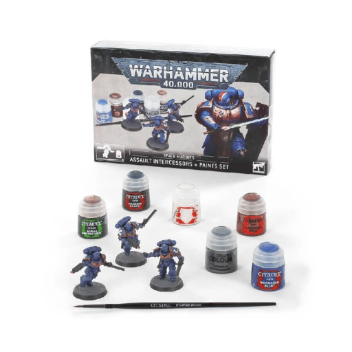 assault intercessors + paints set