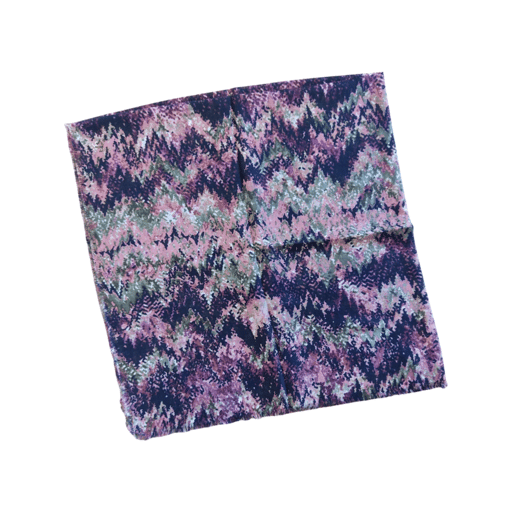 abstract purple/green scarf