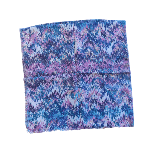 abstract purple/blue scarf