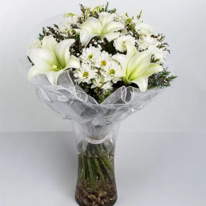 זר שושן צחור