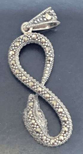 תליון  נחש כסף 925 INFINITY