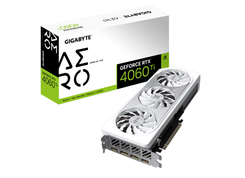 Gigabyte GeForce RTX 4060 Ti (DLSS 3) GV-N406TAERO OC-16GD