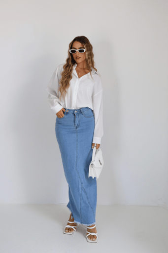 חצאית ג'ינס