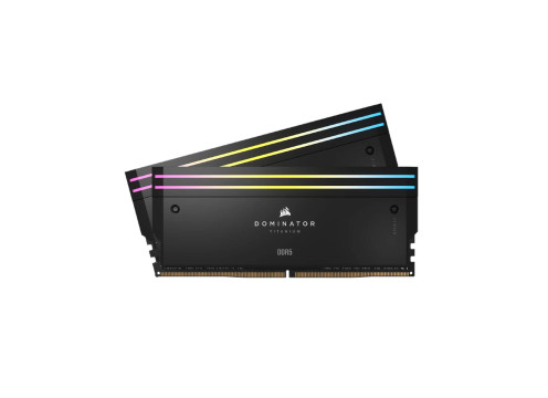 Corsair DDR5 32GB (2x16GB) 6000 CL30 Dominator Titanium RGB Black
