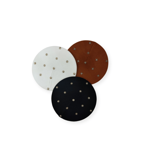 embelished beret