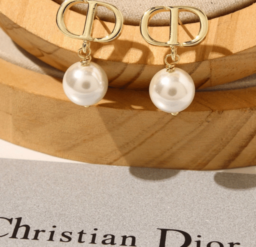 עגיל CD פנינה זהב