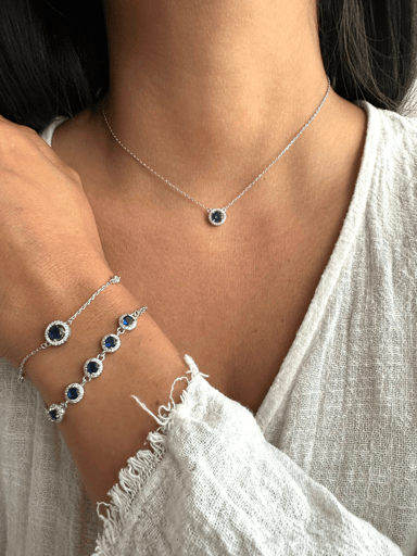 צמיד סלינה כחול