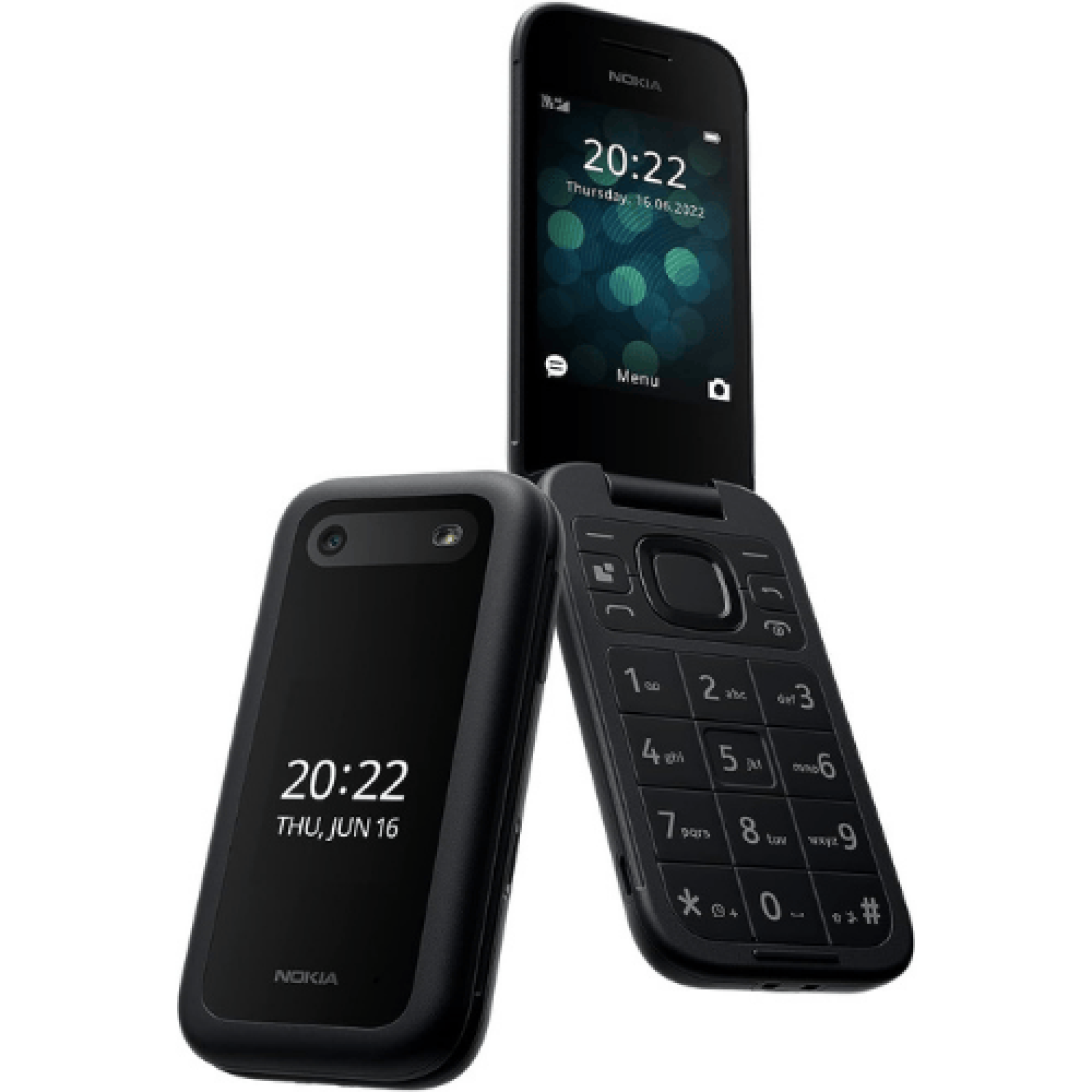 טלפון סלולרי נוקיה Nokia 2660 Flip 4G צבע שחור יבואן רשמי